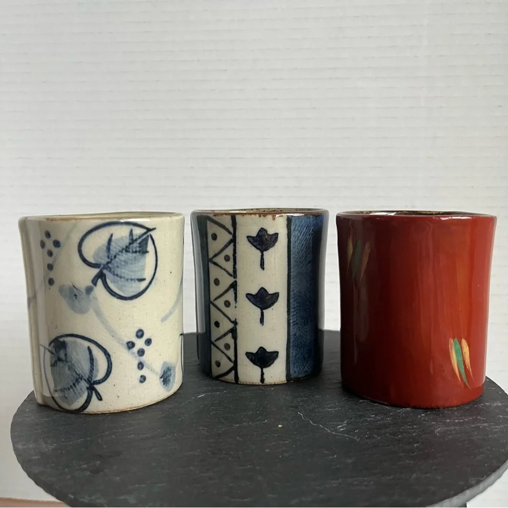 Vintage (3) Otagiri Stoneware mug or tea cup from Japan
